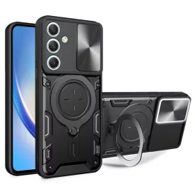   Techsuit - CamGuard Pro ütésálló tok - Samsung Galaxy A34 5G - Fekete