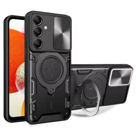   Techsuit - CamGuard Pro ütésálló tok - Samsung Galaxy A14 4G / A14 5G - Fekete