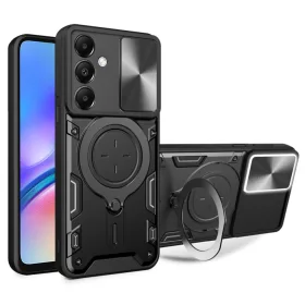   Techsuit - CamGuard Pro ütésálló tok - Samsung Galaxy A05s - Fekete
