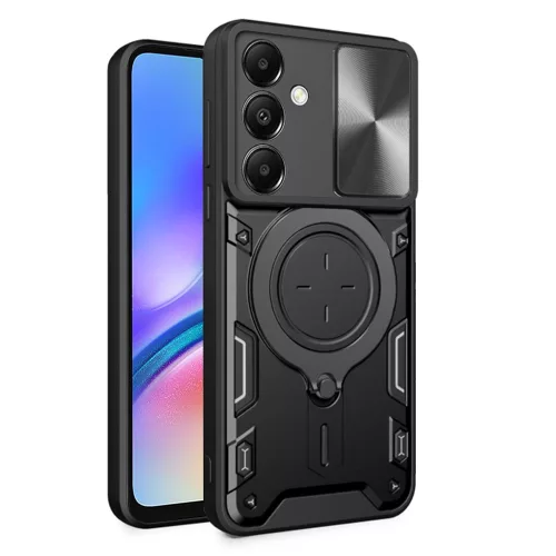 Techsuit - CamGuard Pro tok ütésálló tok - Samsung Galaxy A05s - Fekete