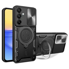   Techsuit - CamGuard Pro ütésálló tok - Samsung Galaxy A15 4G / A15 5G - Fekete