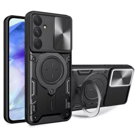   Techsuit - CamGuard Pro ütésálló tok - Samsung Galaxy A55 5G - Fekete