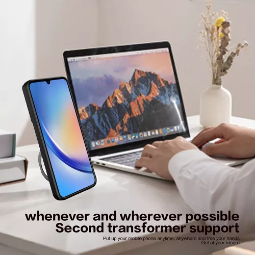 Techsuit - CamGuard Pro ütésálló tok - Samsung Galaxy A55 5G - Fekete
