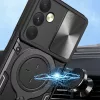 Techsuit - CamGuard Pro ütésálló tok - Samsung Galaxy A55 5G - Fekete