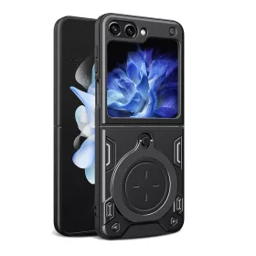   Techsuit - CamGuard Pro ütésálló tok - Samsung Galaxy Z Flip5 - Fekete