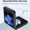 Techsuit - CamGuard Pro ütésálló tok - Samsung Galaxy Z Flip5 - Fekete