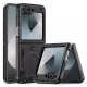 Techsuit - CamGuard Pro ütésálló tok - Samsung Galaxy Z Flip6 / Flip7 FE - Fekete