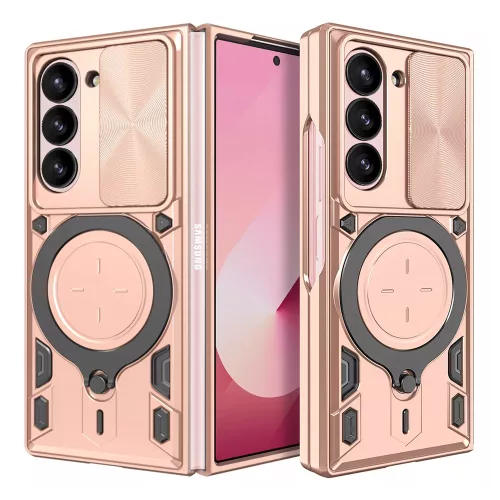 Techsuit - CamGuard Pro ütésálló tok - Samsung Galaxy Z Fold6 - Rosegold
