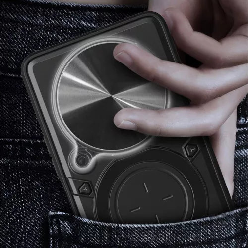 Techsuit - CamGuard Pro ütésálló tok - Honor Magic5 Lite - Fekete