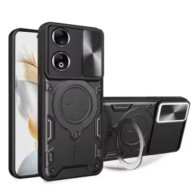 Techsuit - CamGuard Pro ütésálló tok - Honor 90 - Fekete