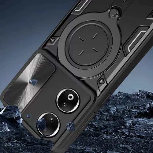 Techsuit - CamGuard Pro ütésálló tok - Honor 90 - Fekete