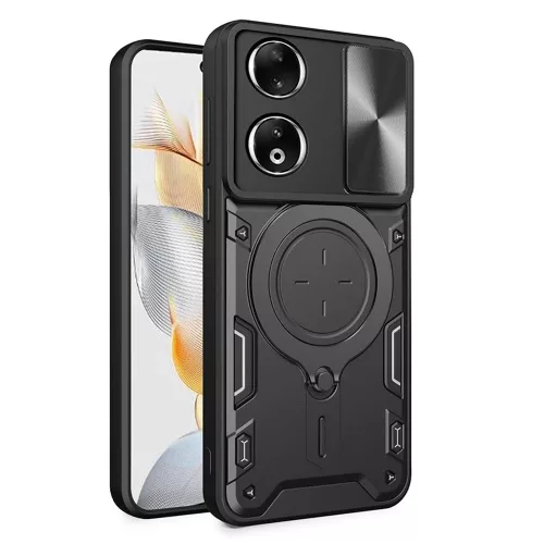 Techsuit - CamGuard Pro ütésálló tok - Honor X7b / X7b 5G / 90 SMART - Fekete