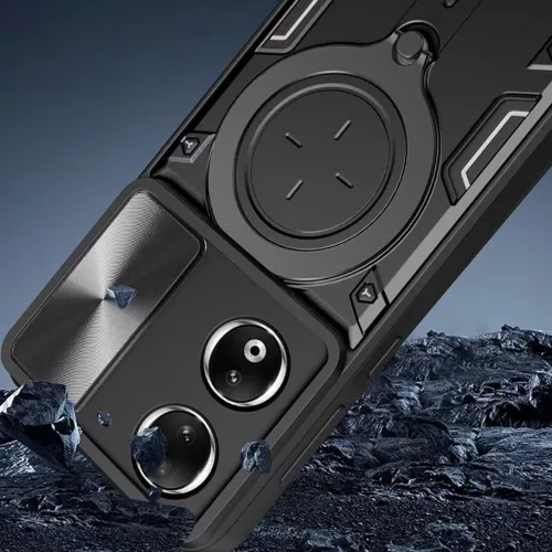 Techsuit - CamGuard Pro ütésálló tok - Honor X7b / X7b 5G / 90 SMART - Fekete