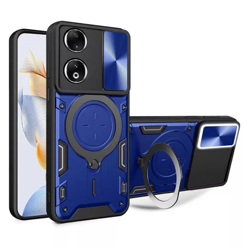Techsuit - CamGuard Pro ütésálló tok - Honor X7b / X7b 5G / 90 SMART - Kék