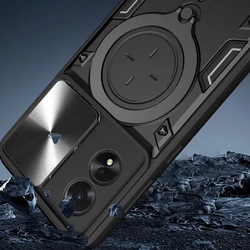 Techsuit - CamGuard Pro ütésálló tok - Honor 200 Lite - Fekete