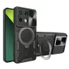 Techsuit - CamGuard Pro tok ütésálló tok - Xiaomi Redmi Note 13 Pro 5G / Poco X6 - Fekete