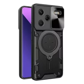   Techsuit - CamGuard Pro tok ütésálló tok - Xiaomi Redmi Note 13 Pro+ 5G - Fekete