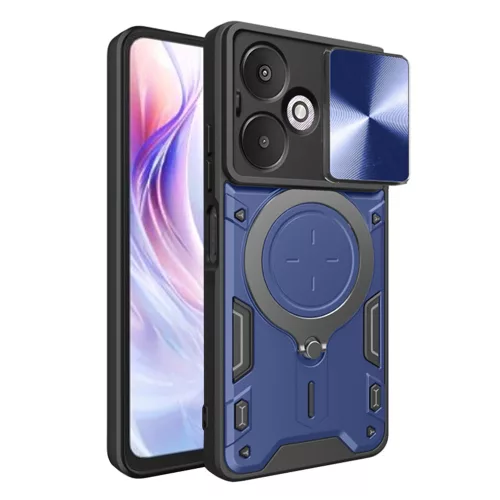 Techsuit - CamGuard Pro ütésálló tok - Xiaomi Redmi 13C 5G - Kék