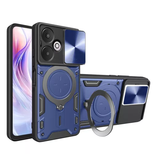 Techsuit - CamGuard Pro ütésálló tok - Xiaomi Redmi 13C 5G - Kék
