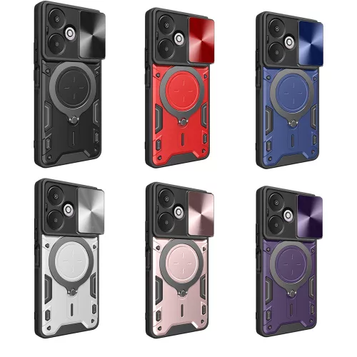 Techsuit - CamGuard Pro ütésálló tok - Xiaomi Redmi 13C 5G - Kék