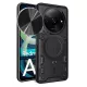 Techsuit - CamGuard Pro tok ütésálló tok - Xiaomi Redmi A3 / Redmi A3x - Fekete