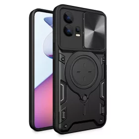   Techsuit - CamGuard Pro tok ütésálló tok - Motorola Moto G72 - Fekete