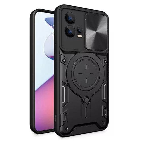 Techsuit - CamGuard Pro tok ütésálló tok - Motorola Moto G72 - Fekete