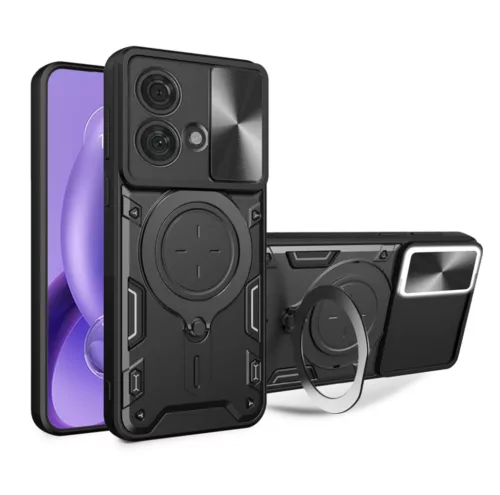 Techsuit - CamGuard Pro tok ütésálló tok - Motorola Edge 40 Neo - Fekete