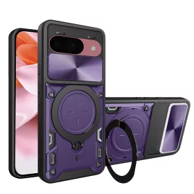   Techsuit - CamGuard Pro ütésálló tok - Google Pixel 9 / 9 Pro - Lila