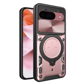   Techsuit - CamGuard Pro tok ütésálló tok - Google Pixel 9 / 9 Pro - Rosegold