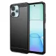 Techsuit - Carbon szilikon tok - Xiaomi Redmi 13 / Poco M6 4G - Fekete