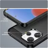 Techsuit - Carbon szilikon tok - Xiaomi Redmi 13 / Poco M6 4G - Fekete