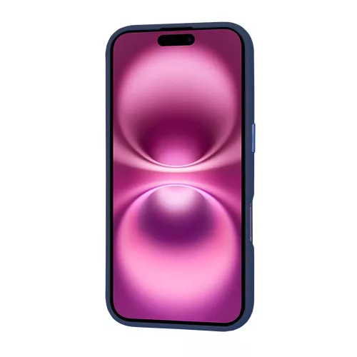Techsuit - HaloFrost MagSafe tok - iPhone 16 Plus - Sötétkék