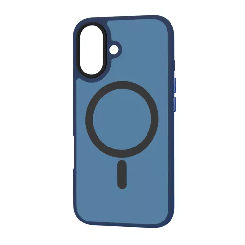 Techsuit - HaloFrost MagSafe tok - iPhone 16 Plus - Sötétkék