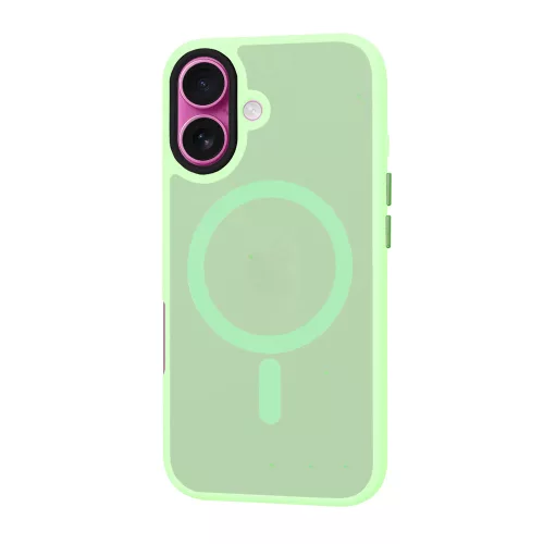 Techsuit - HaloFrost MagSafe tok - iPhone 16 Plus - Világoszöld