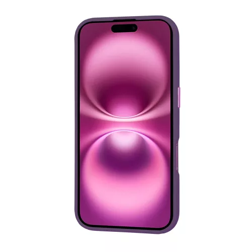 Techsuit - HaloFrost MagSafe tok - iPhone 16 Plus - Lila