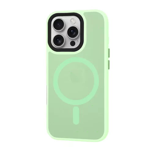 Techsuit - HaloFrost MagSafe tok - iPhone 16 Pro - Világoszöld