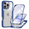 Techsuit - ColorVerse 360 tok kijelzővédővel - iPhone 16 Pro - Kék