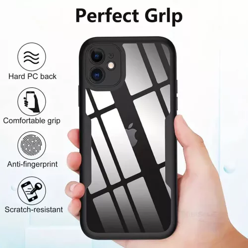 Techsuit - ColorVerse 360 tok kijelzővédővel - iPhone 16 Pro - Kék