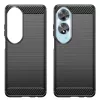 Techsuit - Carbon szilikon tok - Oppo A60 4G - Fekete