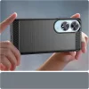Techsuit - Carbon szilikon tok - Oppo A60 4G - Fekete