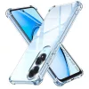 Techsuit - Shockproof Átlátszó Ütésálló Szilikon tok - Oppo A60 4G - Átlátszó