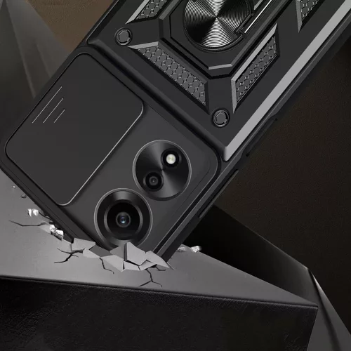 Techsuit - CamShield ütésálló tok - Oppo A60 4G - Fekete