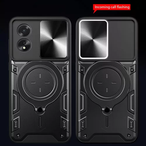 Techsuit - CamGuard Pro tok ütésálló tok - Oppo A60 4G - Piros