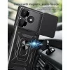 Techsuit - CamShield ütésálló tok - Xiaomi Redmi 13 / Poco M6 4G - Fekete