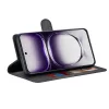 Techsuit - Diary Book kinyitható tok - Oppo Reno12 - Fekete