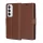 Techsuit - Leather Folio kinyitható tok - Oppo Reno12 - Barna