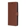 Techsuit - Leather Folio kinyitható tok - Oppo Reno12 - Barna