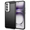 Techsuit - Carbon szilikon tok - Oppo Reno12 - Fekete