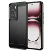 Techsuit - Carbon szilikon tok - Oppo Reno12 Pro - Fekete